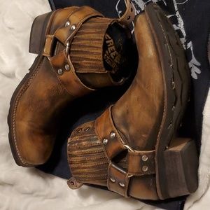 Freebird Whiskey Brown boots